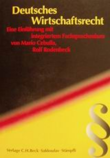 Εικόνα Deutsches Wirtschaftsrecht