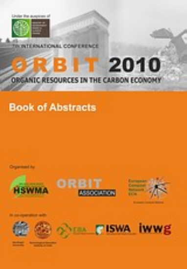 Εικόνα Book of Abstracts of the 7th International Conference ORBIT 2010 Organic Resources in the Carbon Economy