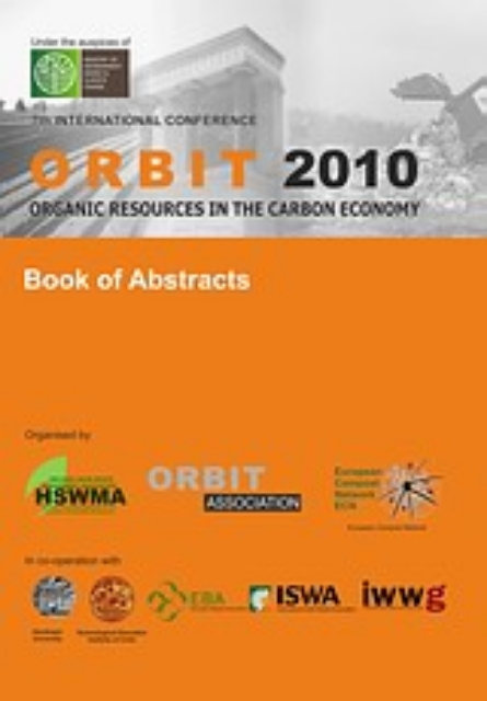 Εικόνα της Book of Abstracts of the 7th International Conference ORBIT 2010 Organic Resources in the Carbon Economy