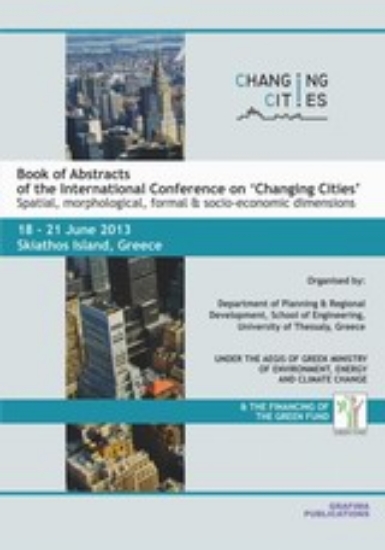 Εικόνα Book of Abstracts of the International Conference on “Changing Cities”