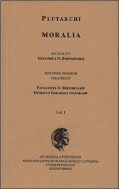 259261-Plutarchi Moralia recognovit Gregorius N. Bernardakis. Vol. I