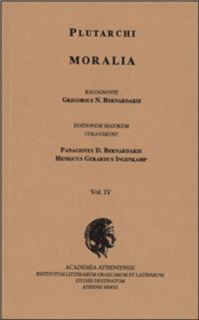 259265-Plutarchi Moralia recognovit Gregorius N. Bernardakis. Vol. IV