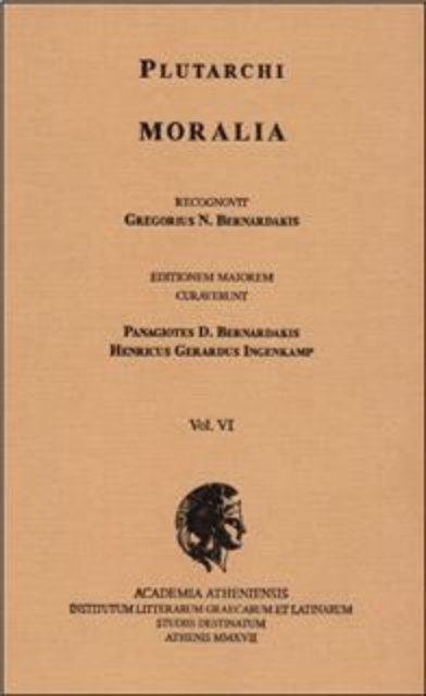 259267-Plutarchi Moralia recognovit Gregorius N. Bernardakis. Vol. VI