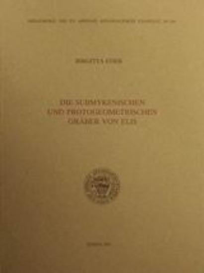 49631-Die submykenischen und protogeometrischen Gräber von Elis